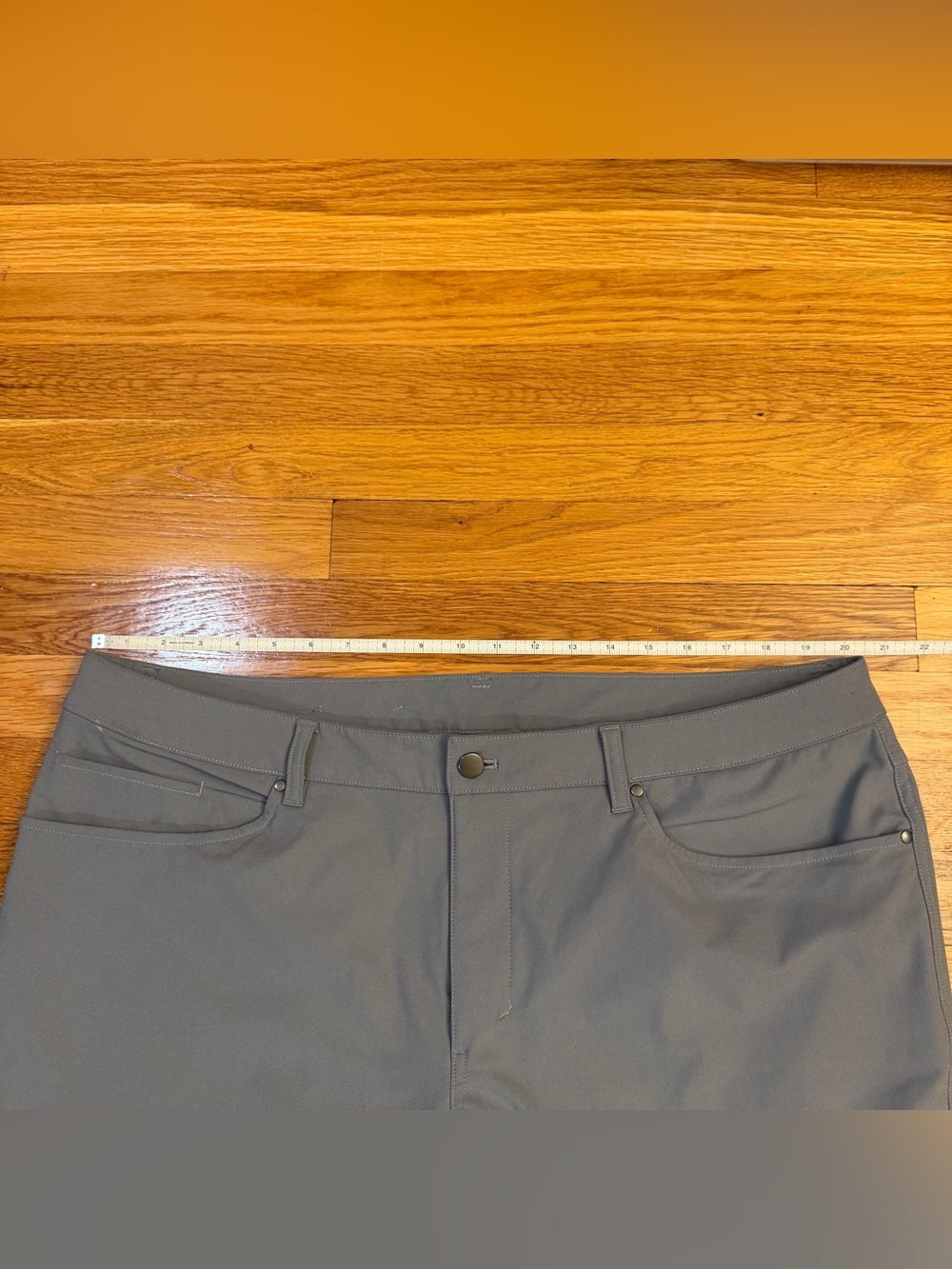 Lululemon ABC Classic-Fit Pant 28" *Warpstreme Asphalt Grey - Size 40 - Picture 3 of 6